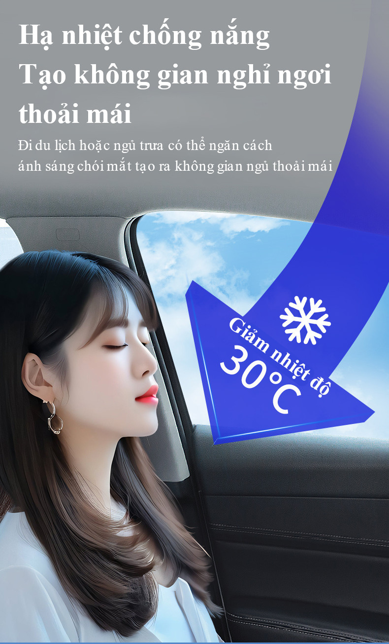 Mô tả Tấm chắn nắng kính chắn gió ô tô MYT Tấm che nắng tráng bạt titan 2 lớp chống UV giảm nhiệt độ bảo vệ nội thất ô tô - 4