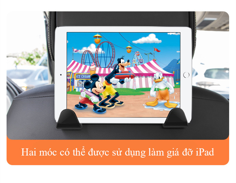 Mô tả Móc treo đồ trên xe hơi MYT Móc treo đồ đa năng gắn sau ghế xe ô tô nhỏ gọn tiện lợi chịu lực tốt tiết kiệm không gian - 7