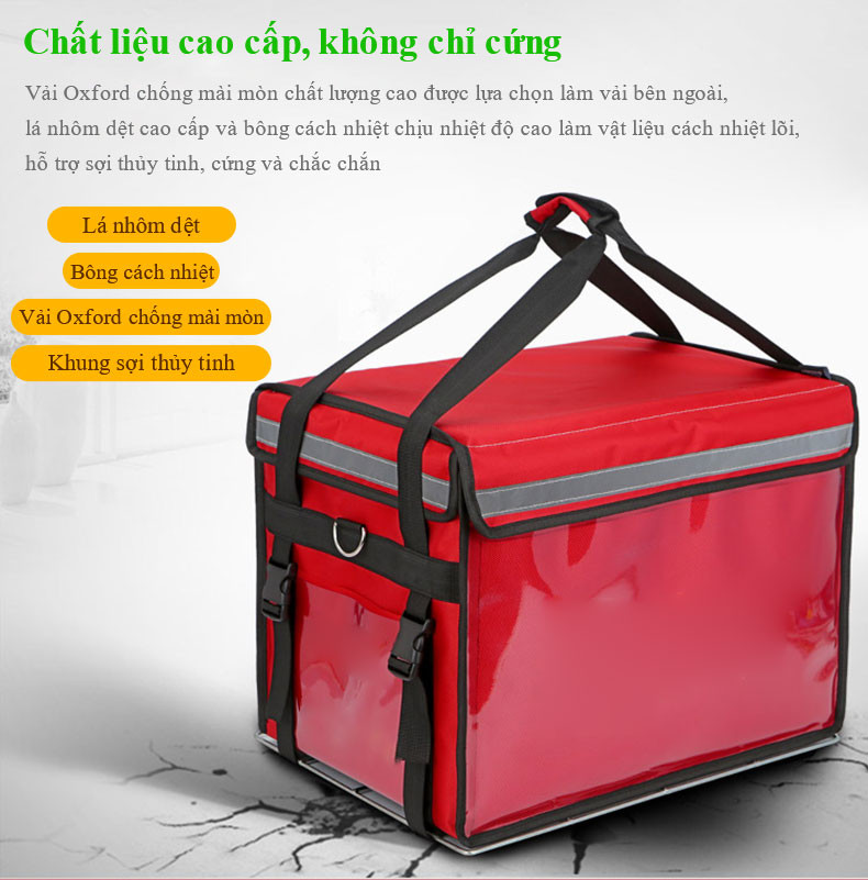 Mô tả Túi giao hàng giữ nhiệt MYT Túi giữ nhiệt đa năng chuyên dùng cho shipper cách nhiệt dung tích 32L 48L tiện lợi - 5