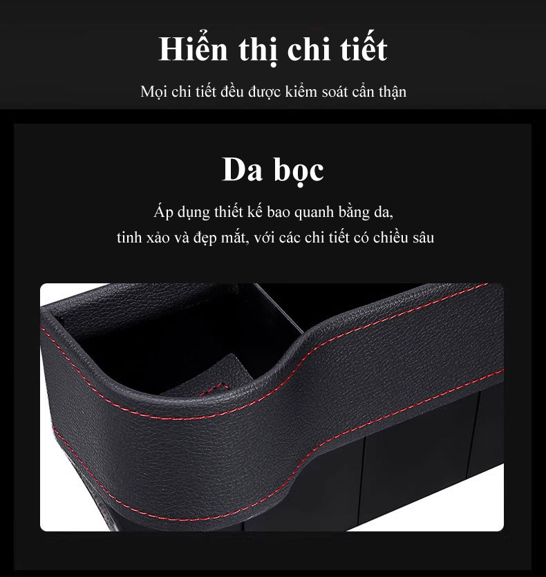 Khay đựng đồ MYT bọc da sang trọng