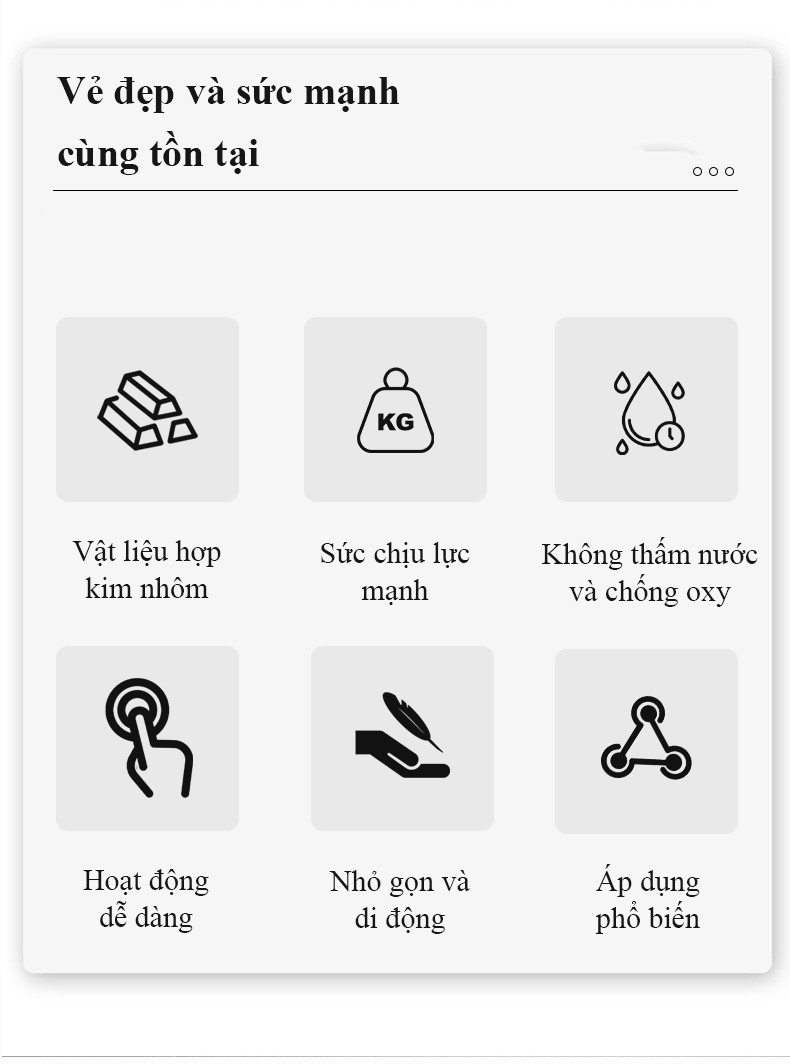 Mô tả Móc khóa nhôm xe máy MYT Móc khóa chữ D chịu lực mạnh treo đồ xe máy xe đạp cắm trại siêu chắc chắn tiện dụng - 2