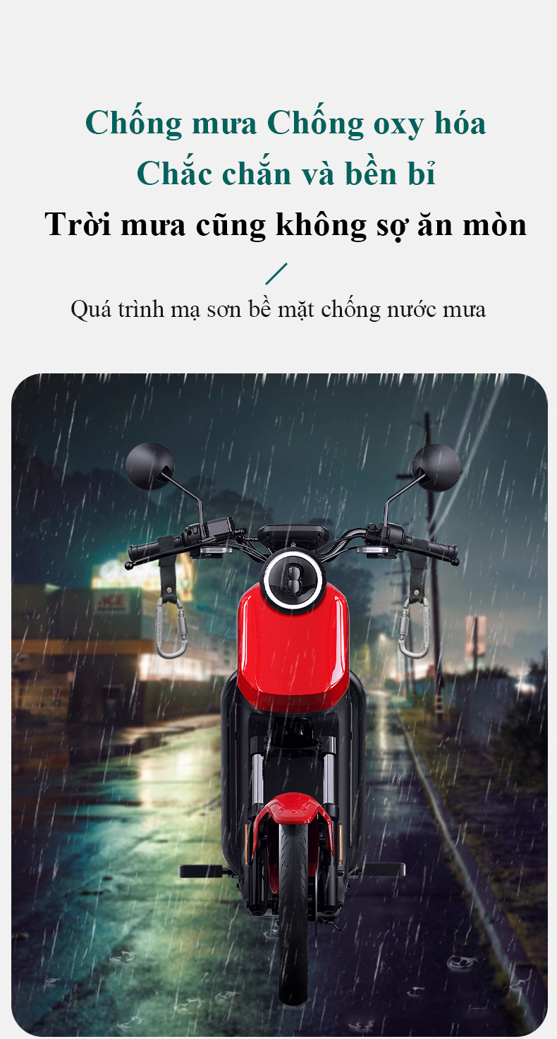 Mô tả Móc khóa nhôm xe máy MYT Móc khóa chữ D chịu lực mạnh treo đồ xe máy xe đạp cắm trại siêu chắc chắn tiện dụng - 5