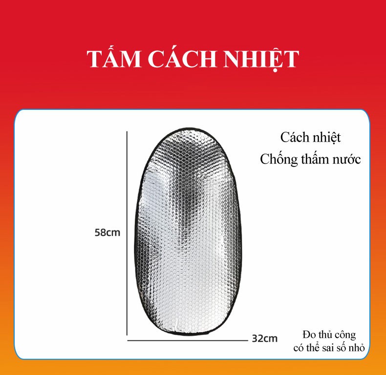 Đệm lưới bọc yên xe máy MYT 3D