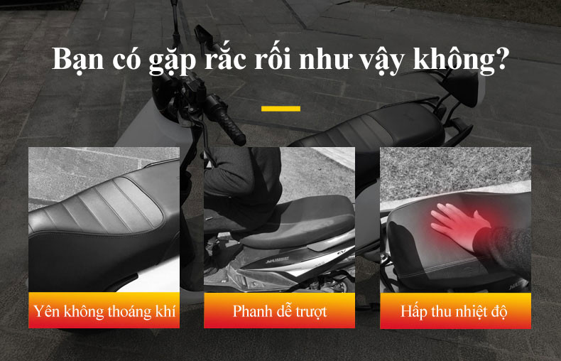 Mô tả Đệm lưới bọc yên xe máy MYT Bọc lưới 3D lót yên xe máy chống nóng chống trượt thoải mái Polyester chất lượng cao - 2