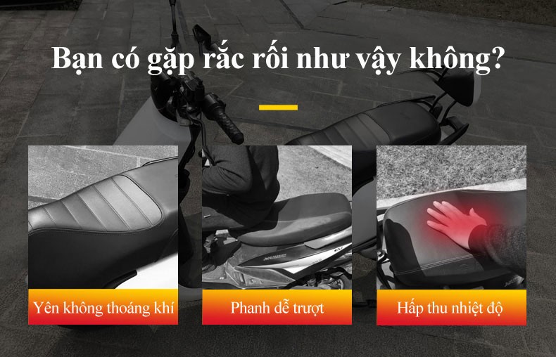 Bọc yên xe máy chống nóng