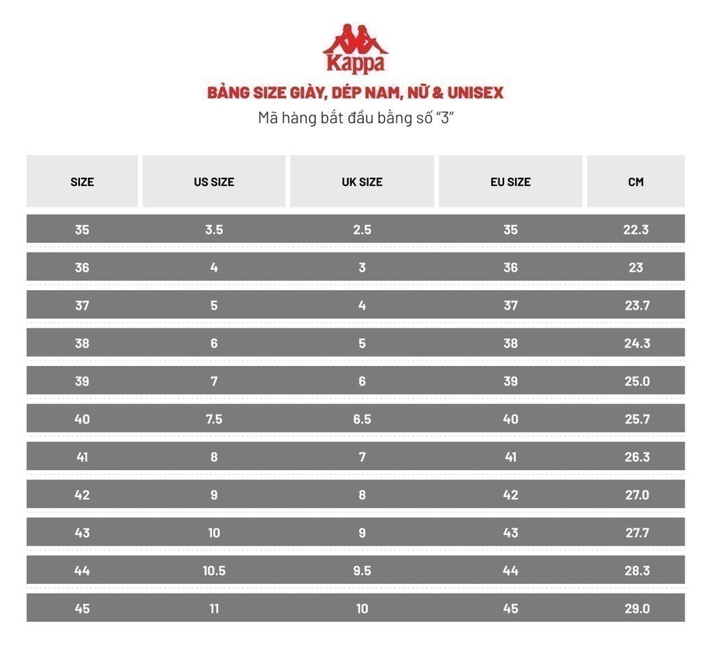 Mô tả Dép quai ngang unisex nam/nữ KAPPA hàng hiệu giá sốc 23949101669_381M77W - 3