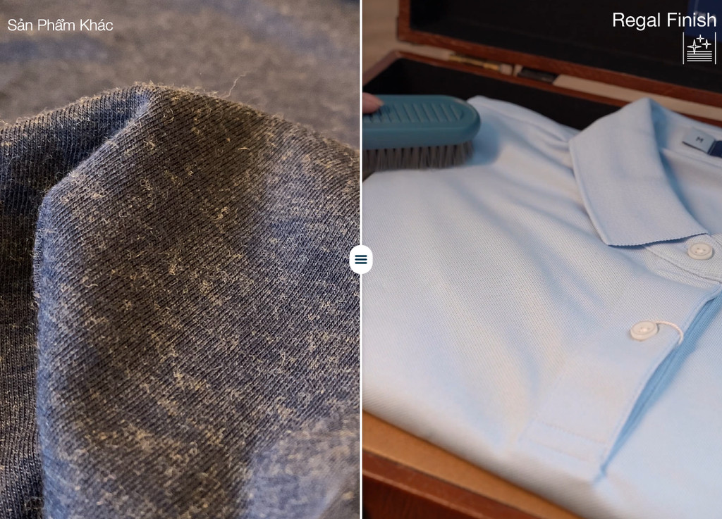 Mô tả Áo thun nam polo DETERMINANT 100% cotton siêu dài, chống xù lông thấm hút tốt -  P02 - 3