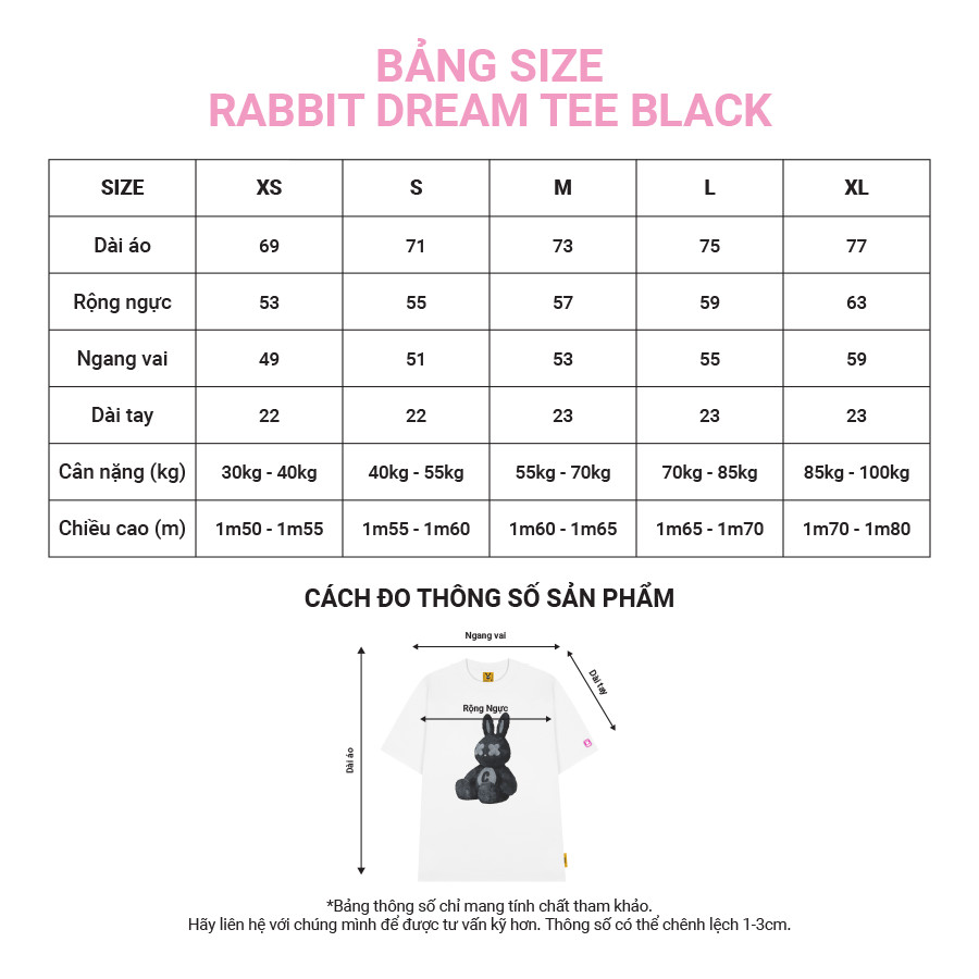 Mô tả ÁO THUN UNISEX BAD RABBIT DREAM TEE  - LOCAL BRAND CHÍNH HÃNG - 1