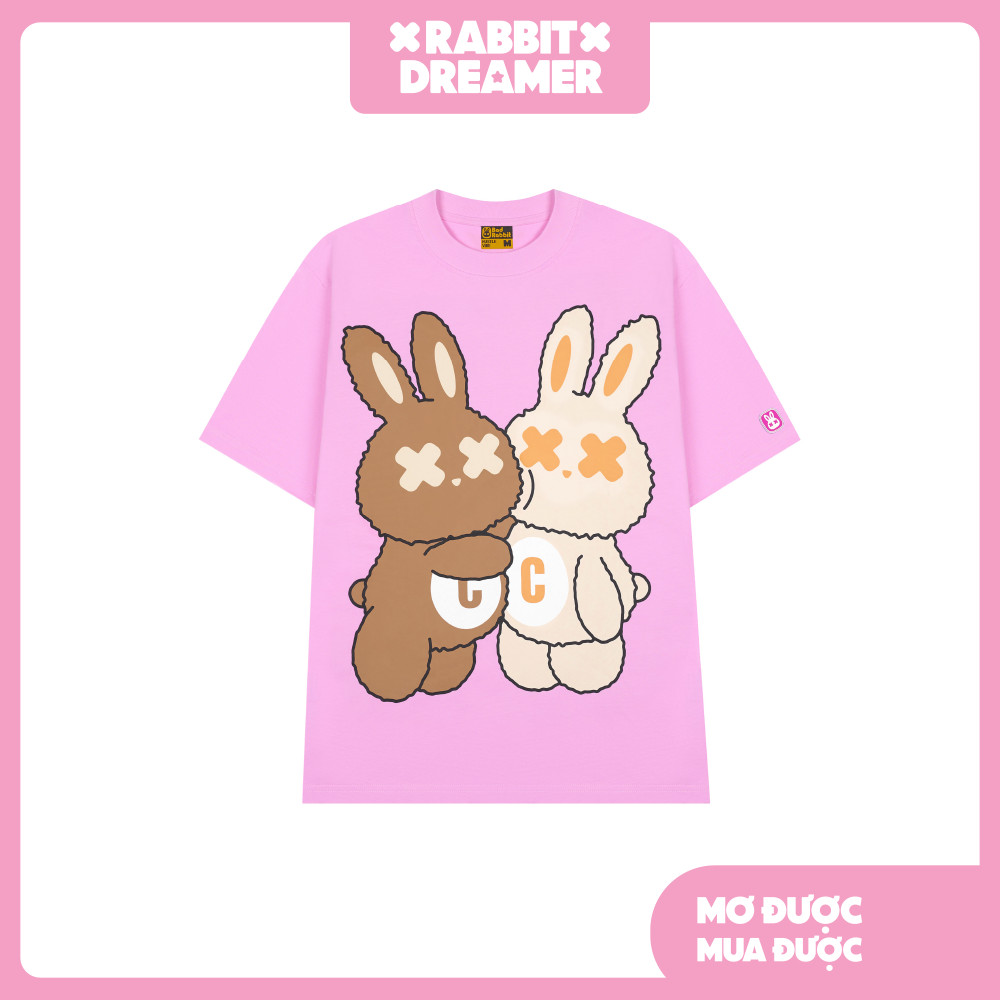 Mô tả ÁO THUN UNISEX BAD RABBIT - HUG TEE  - LOCAL BRAND CHÍNH HÃNG - 1