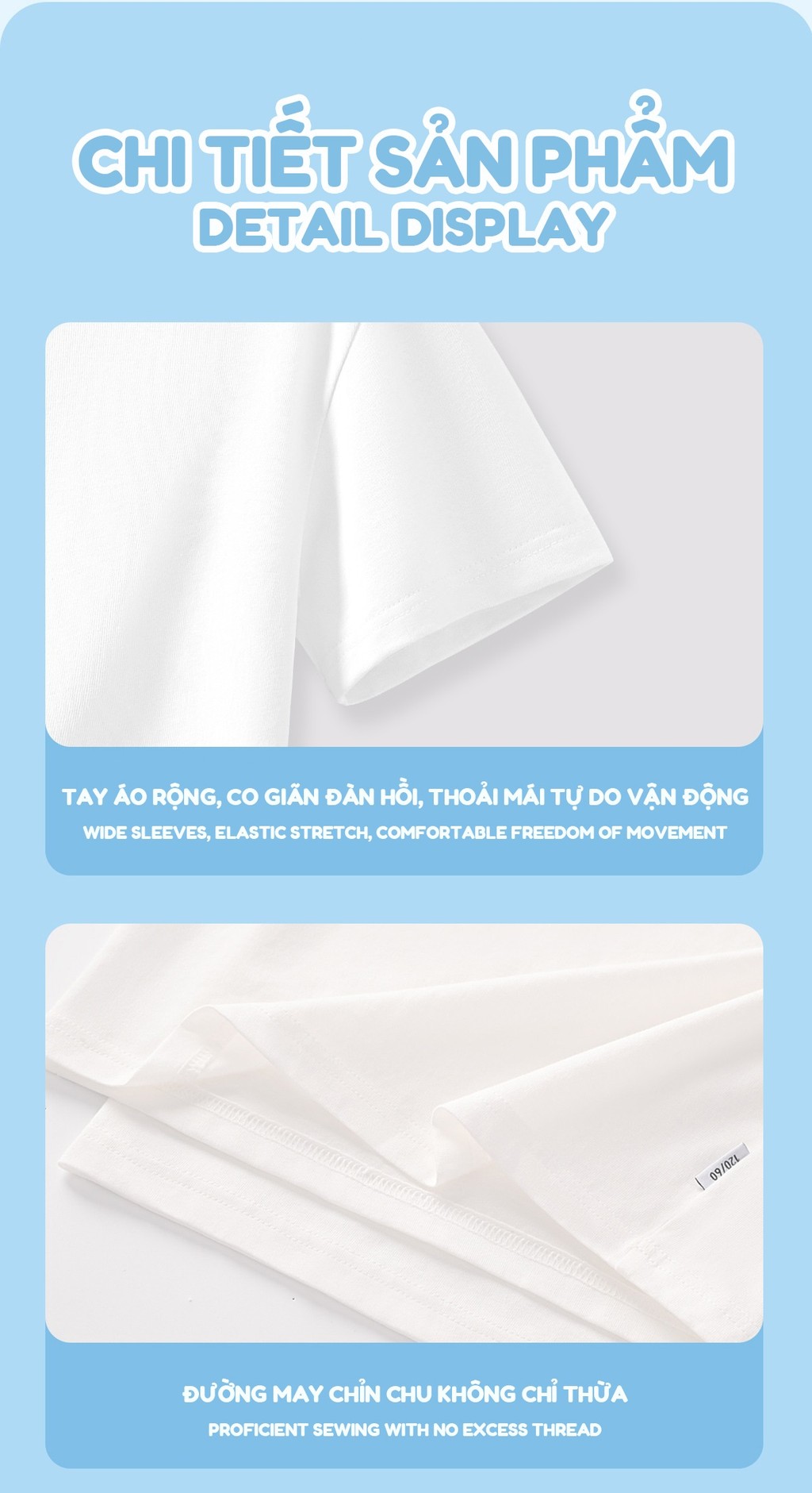 Mô tả Áo thun bé gái BabyloveGO áo phông ngắn tay mùa hè in hình Baby Three dễ thương siêu Hot cho bé 10-45kg - 1
