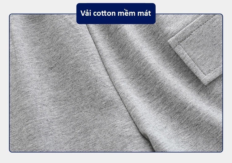Mô tả Quần đùi bé trai BabyloveGO quần short cho bé túi nắp giả cạp chun co giãn mềm mịn thoáng mát QT002 - 3