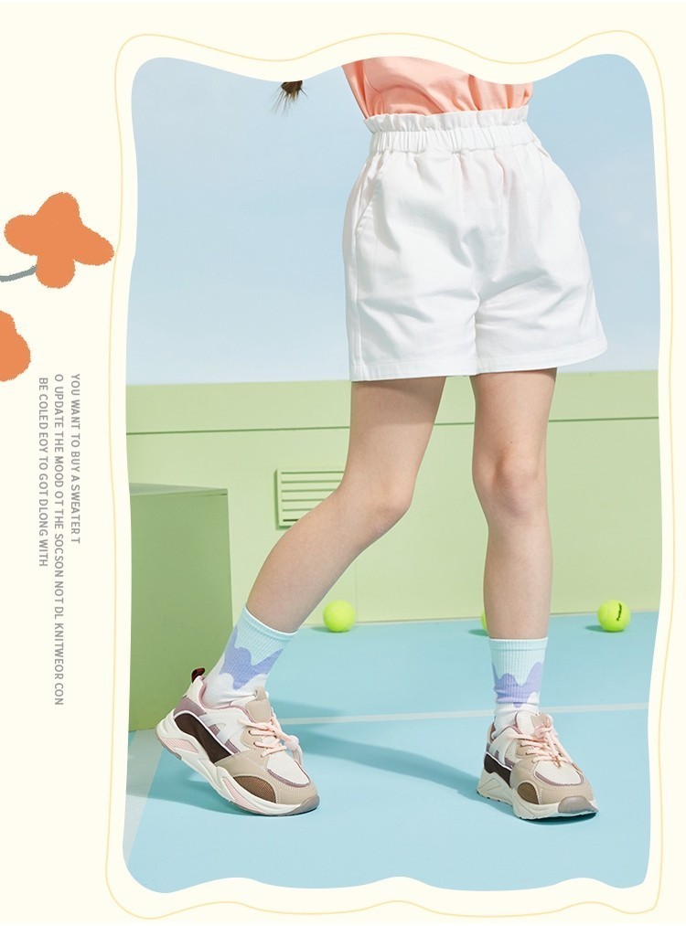 Mô tả Quần đùi bé gái BabyloveGO 2025 quần short cho bé chất kaki đứng form mềm mịn thoáng mát QT006 - 2