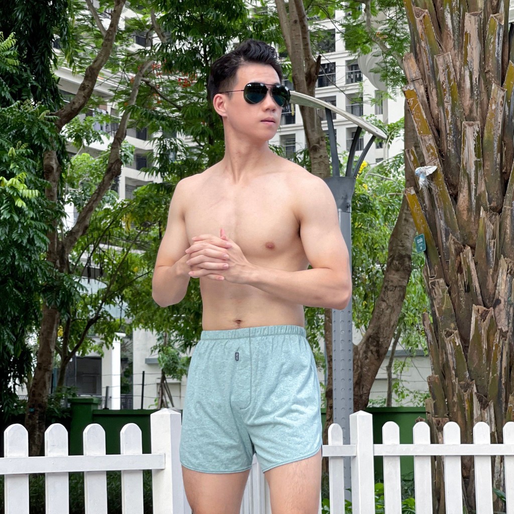 Mô tả Quần Đùi Nam Mặc Nhà Narsis Bigsize S23011 Chất Vải Cotton, Cạp Chun Co Giãn Tốt, Êm Mềm - 2