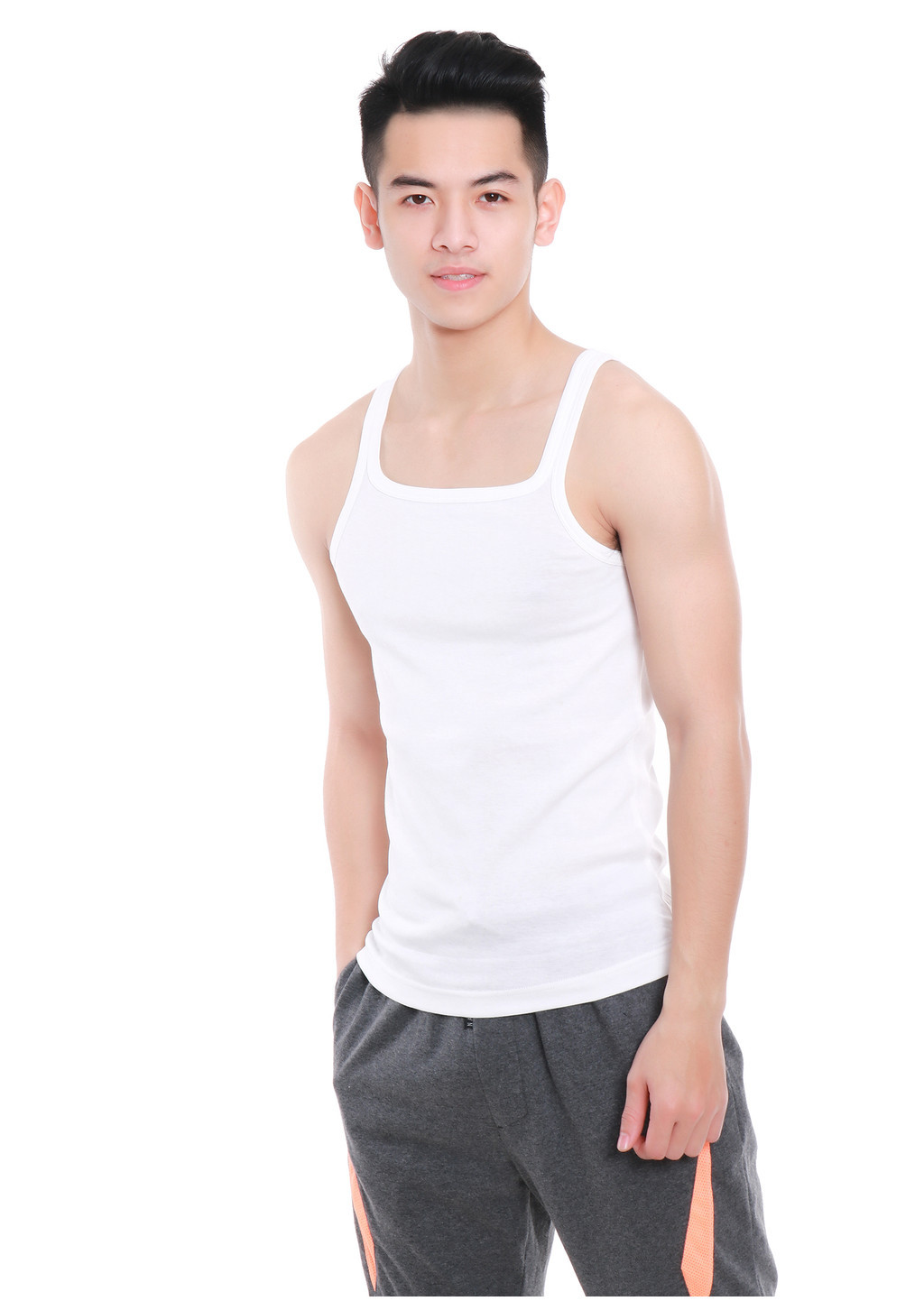 Mô tả Áo Ba Lỗ Nam Narsis, Tanktop Thể Thao, Form Ôm Dáng Chuẩn, Tập Gym, Chất Cotton, Co Giãn Tốt - 2