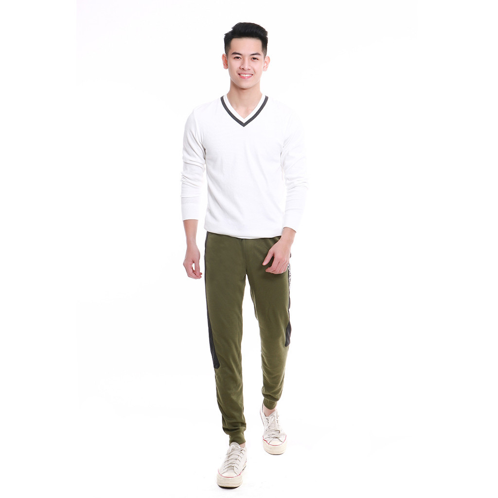 Mô tả Quần Jogger Nam Narsis G9003, Màu Rêu Phối Ghi Đậm, Chất Cotton, Thể Thao, Năng Động, Trẻ Trung - 1