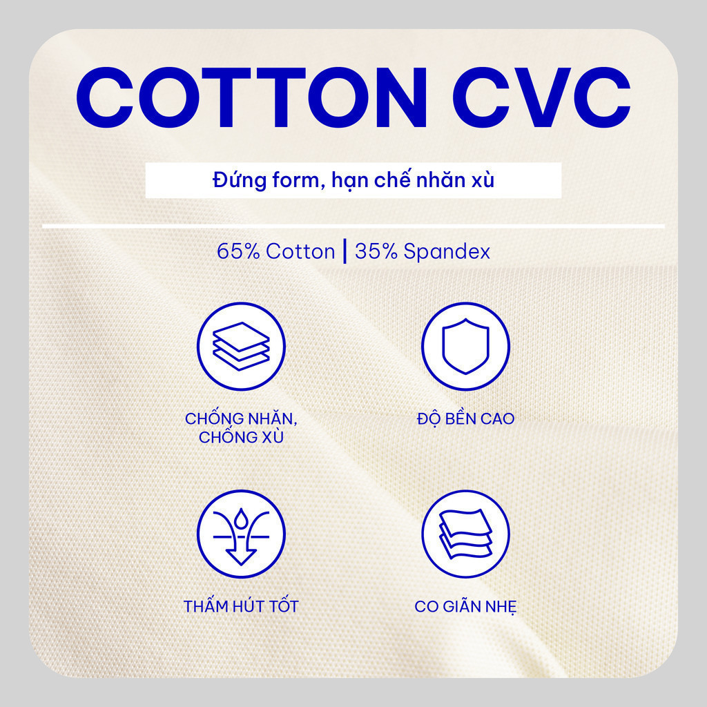 Mô tả Áo Polo Nam Cổ Bẻ Rabbit  thêu hoạ tiết thỏ , chất cotton CVC thoáng mát, kiểu dáng trẻ trung, thanh lịch - FEAER - 3