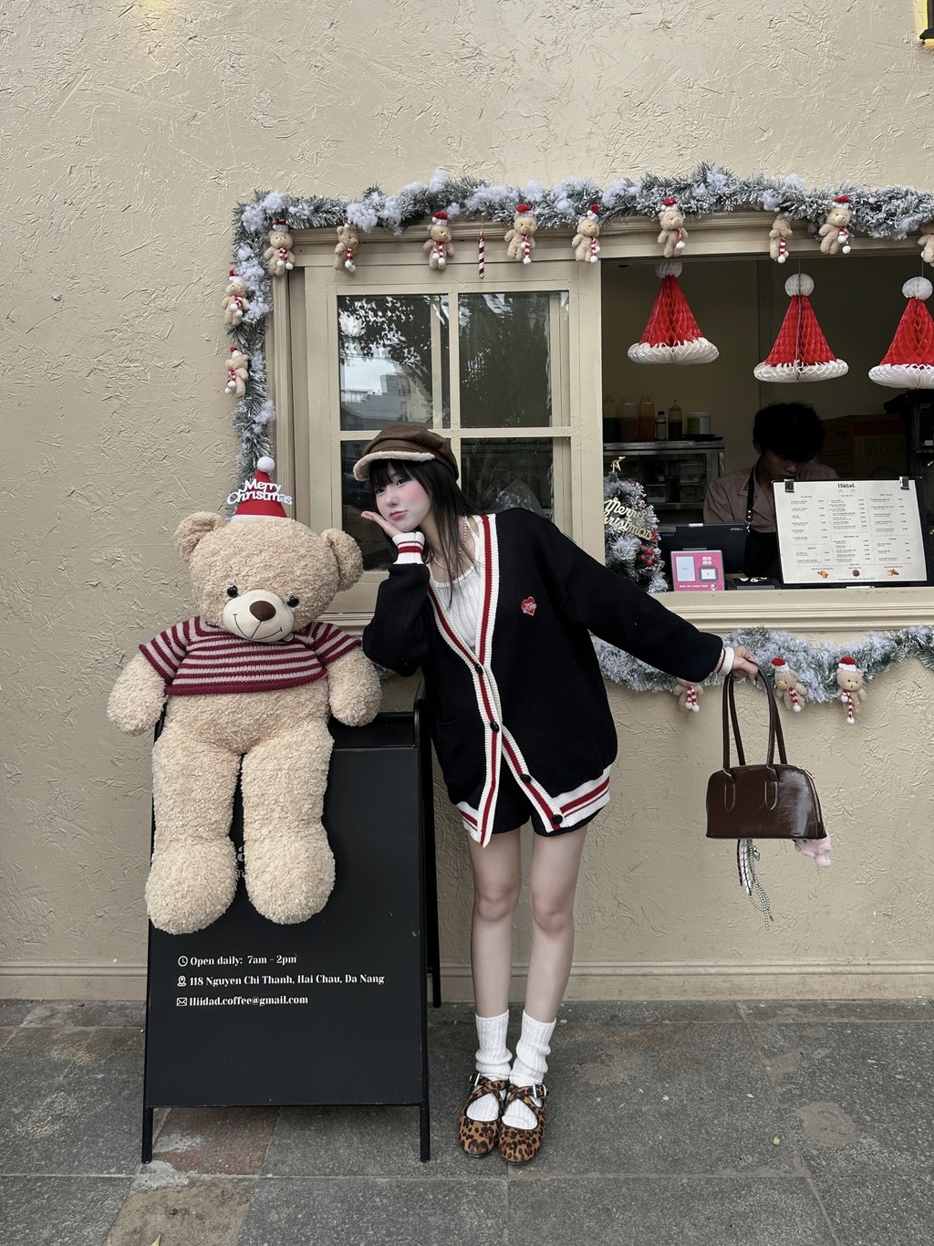 Mô tả Áo Khoác Len Cardigan Simple love with Teelab Form Oversize Unisex Local Brand AK125 - 1