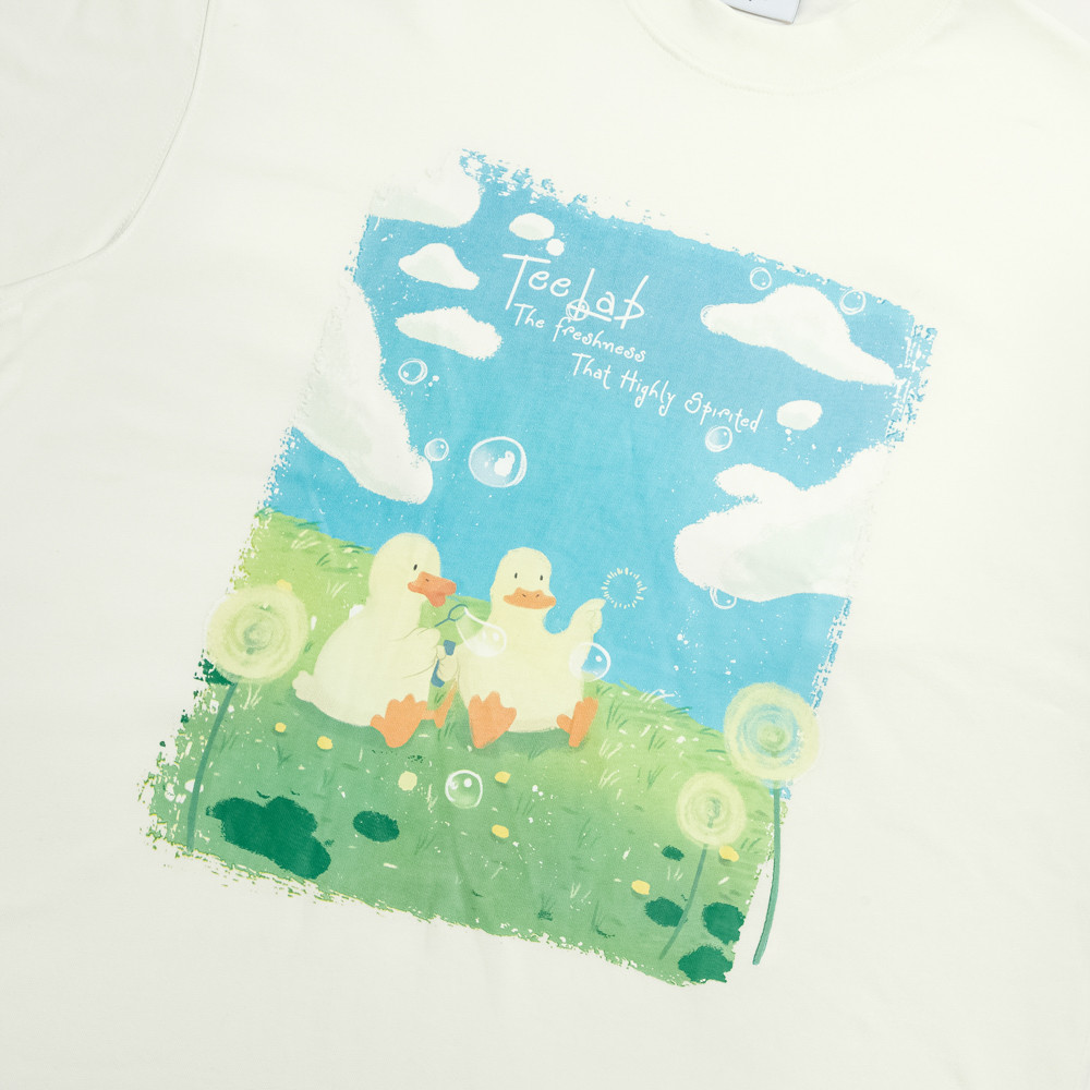 Mô tả Áo Thun Teelab Summer Fresh Cotton 100% Unisex Form Oversize Local Brand TS282 - 1