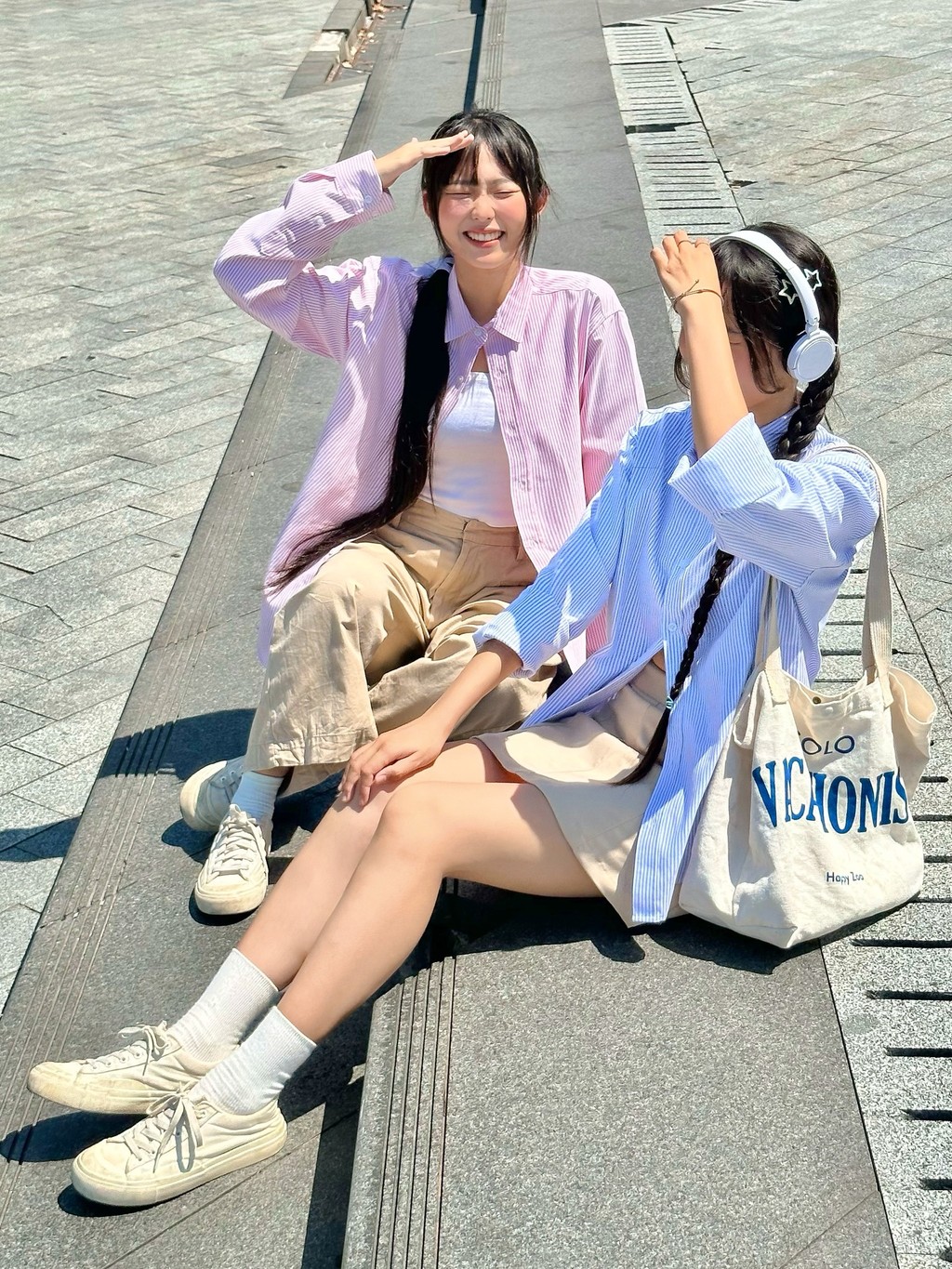 Mô tả Áo Sơ Mi Tay Dài Kẻ Sọc Teelab Local Brand Vải Oxford Cao Cấp Oversize 3 Màu Xanh, Hồng, Xám SS047 - 6