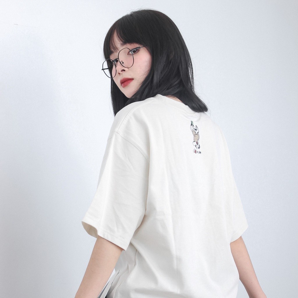 Mô tả Áo Thun Teelab Gambling Cats Unisex Form Oversize Local Brand Tshirt TS150 - 1
