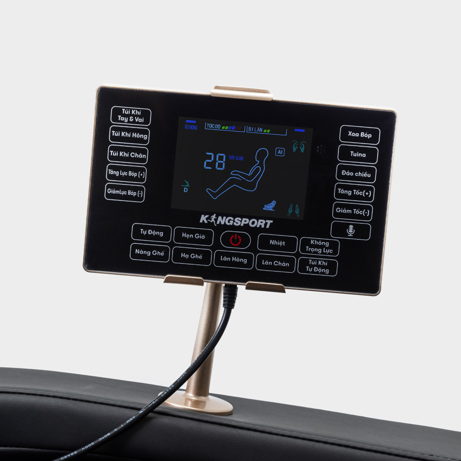 Mô tả Ghế massage toàn thân KINGSPORT G8 công nghệ làm ấm Warmtech, túi khí toàn thân massage nhiều cấp - 3