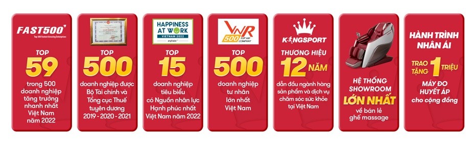 Thiết kế ghế massage Kingsport G82