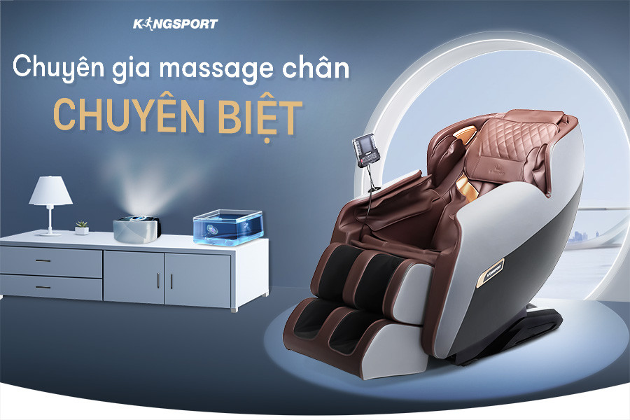 Ghế massage Kingsport G82 với nhiệt hồng ngoại