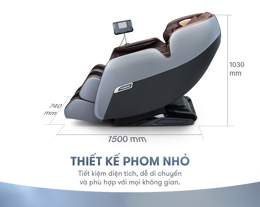 Tiện ích ghế massage Kingsport G82