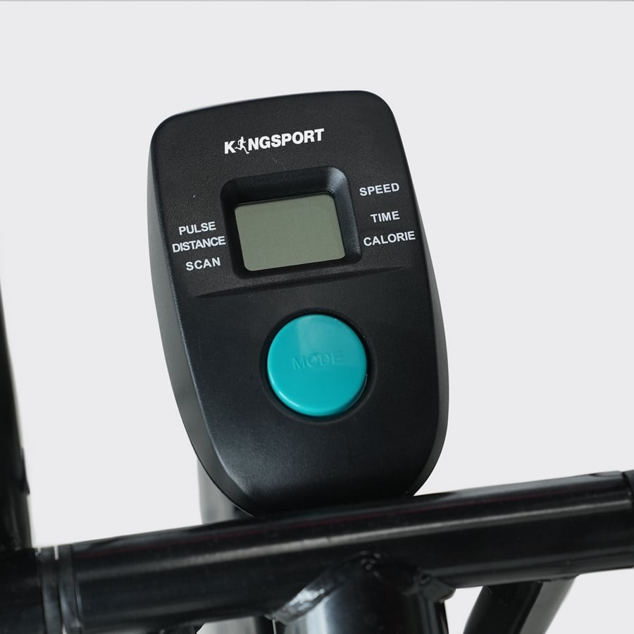 Mô tả Xe đạp tập KINGSPORT Classic E-07, ghế tựa phù hợp người lớn tuổi, tích hợp đồng hồ đo lường chỉ số - 2