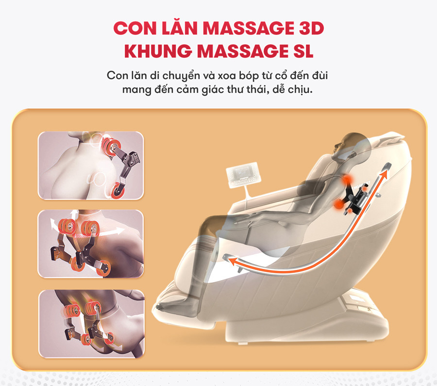 Ghế massage KingSport G92 túi khí