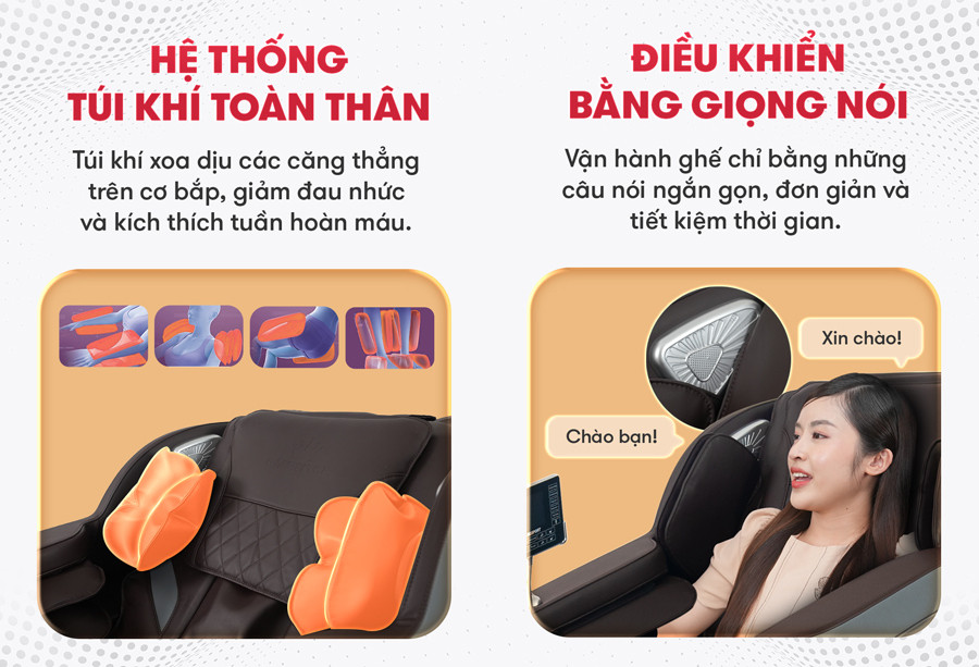 Ghế massage KingSport G92 loa bluetooth