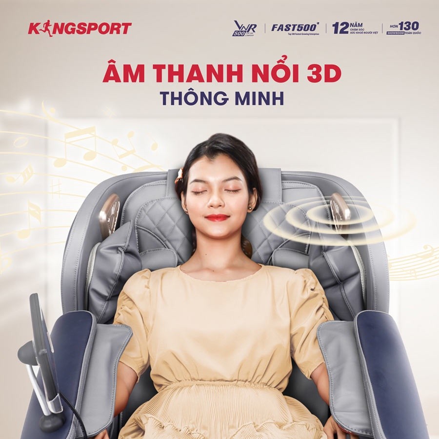Thiết kế ghế massage KINGSPORT G83