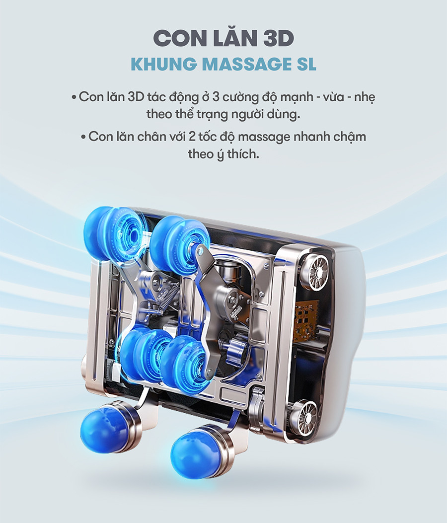 Chế độ Zero Gravity ghế massage Kingsport G80