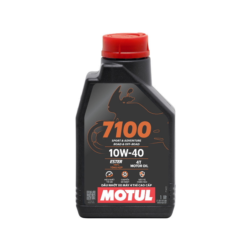 Mô tả Combo 2 Dầu nhớt xe máy MOTUL 7100 4T 10W40 1.2L - 1