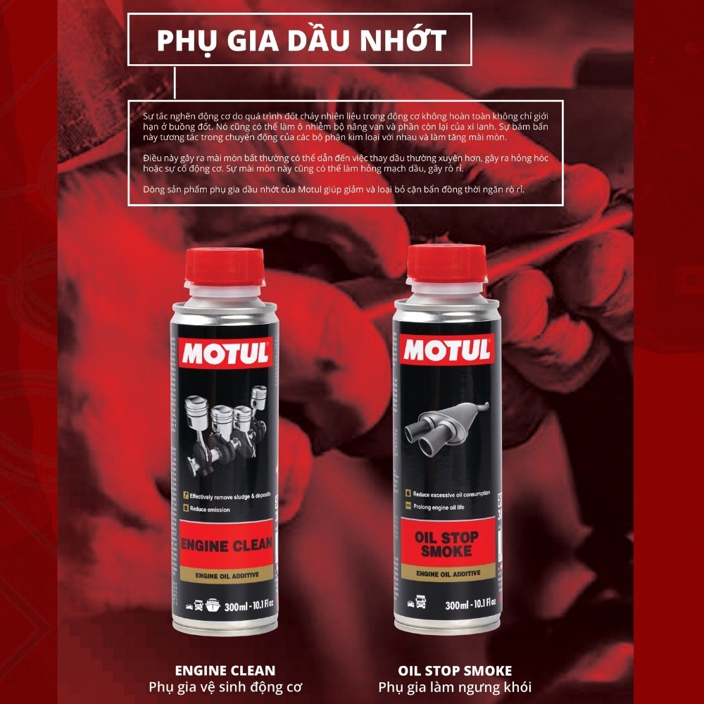 Mô tả Phụ gia vệ sinh động cơ xe ô tô - ENGINE CLEAN AUTO 300ml - 3