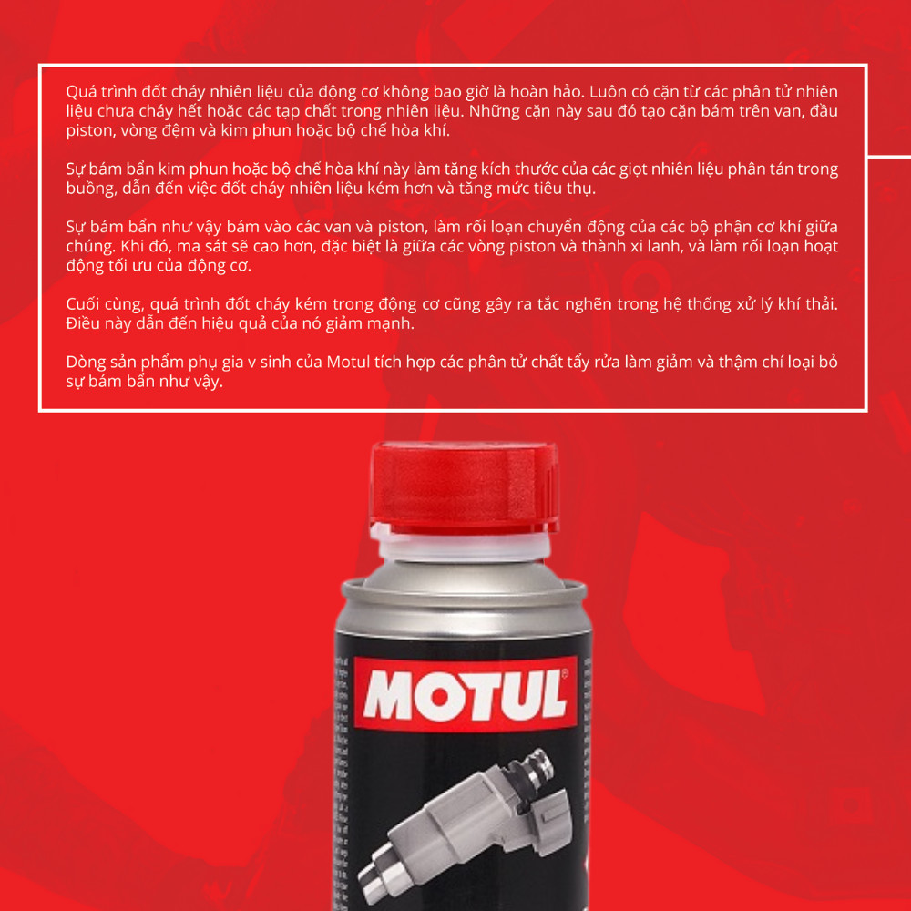 Mô tả Phụ gia vệ sinh hệ thống nhiên liệu xe máy - FUEL SYSTEM CLEAN MOTO 200ml - 2