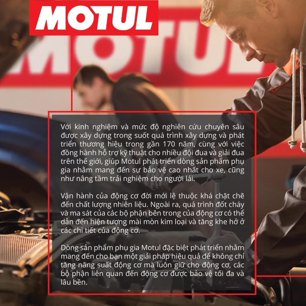 Mô tả Phụ gia vệ sinh hệ thống nhiên liệu xe máy - FUEL SYSTEM CLEAN MOTO 200ml - 4