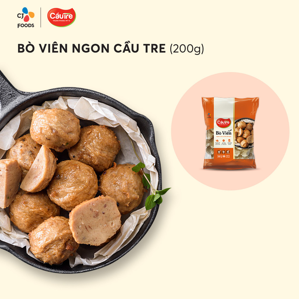 Mô tả Đồ viên Cầu Tre - Cá viên ngon, Bò viên ngon, Lẩu thả Long Cung (viên chiên, thả lẩu, nấu súp) - 3
