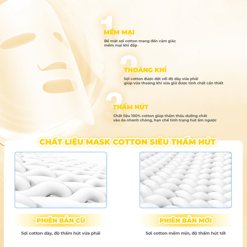 Mô tả Combo 10 Mặt Nạ BNBG Hỗ Trợ Dưỡng Trắng, Làm Sáng Da BNBG Vita Genic Whitening Jelly Mask 30mlx10 - 3