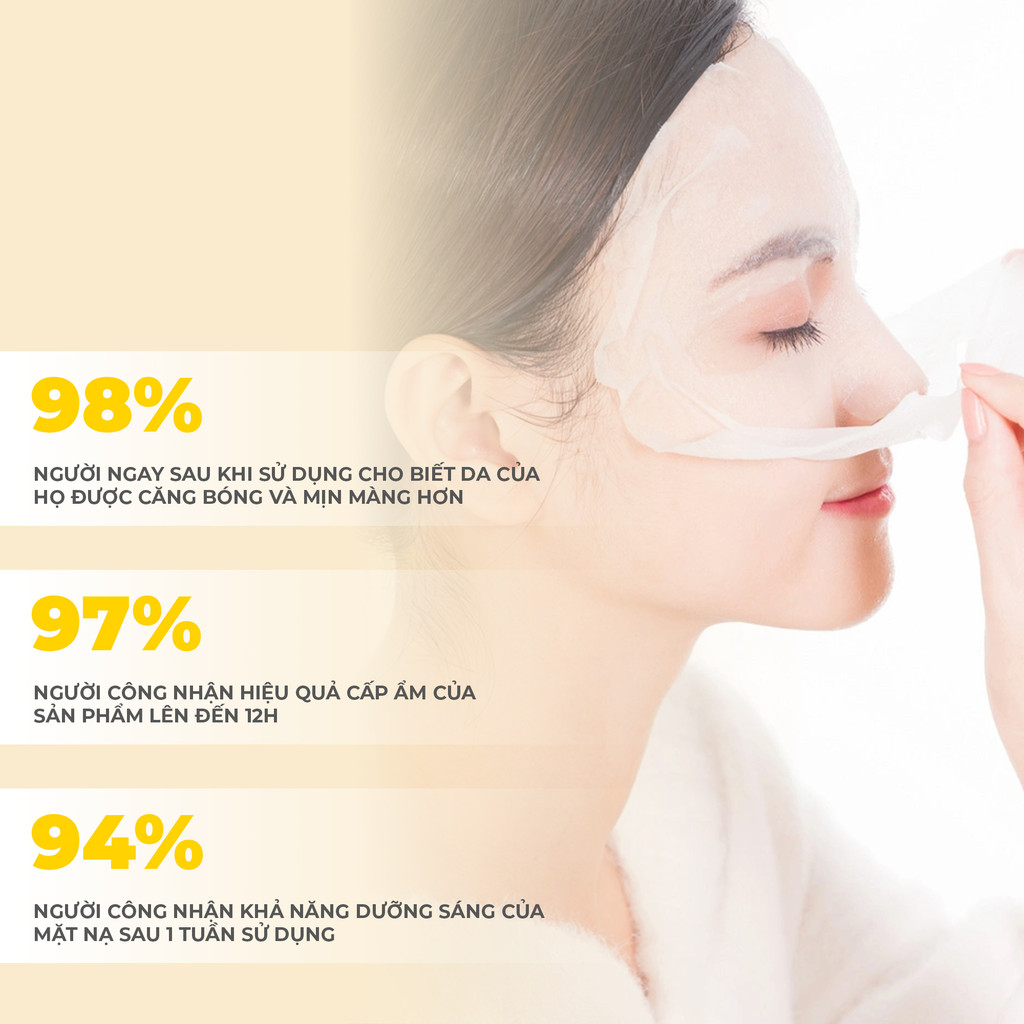 Mô tả Combo 10 Mặt Nạ BNBG Hỗ Trợ Dưỡng Trắng, Làm Sáng Da BNBG Vita Genic Whitening Jelly Mask 30mlx10 - 4