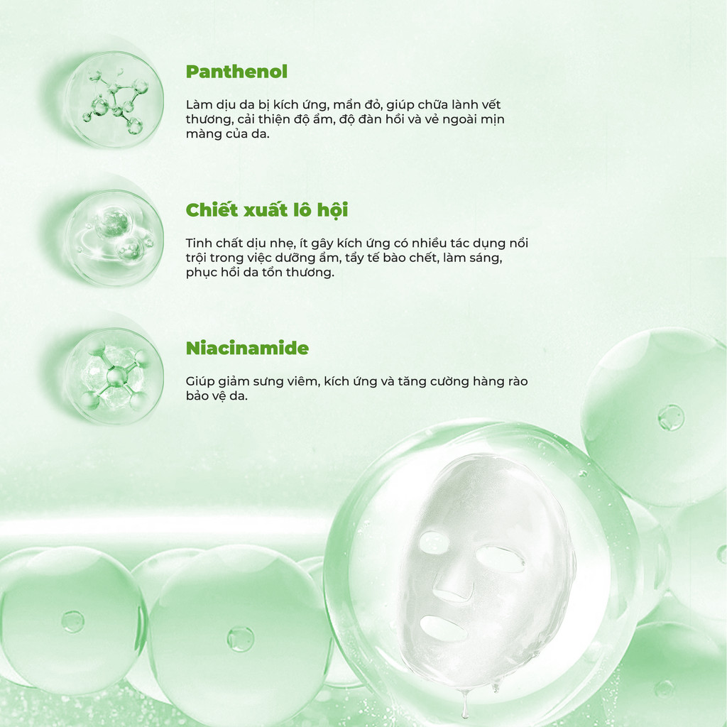 Mô tả Combo 10 Mặt Nạ BNBG Hỗ Trợ Phục HồI, Làm Dịu Da BNBG Vita Genic Relaxing Jelly Mask 30mlx10 - 8