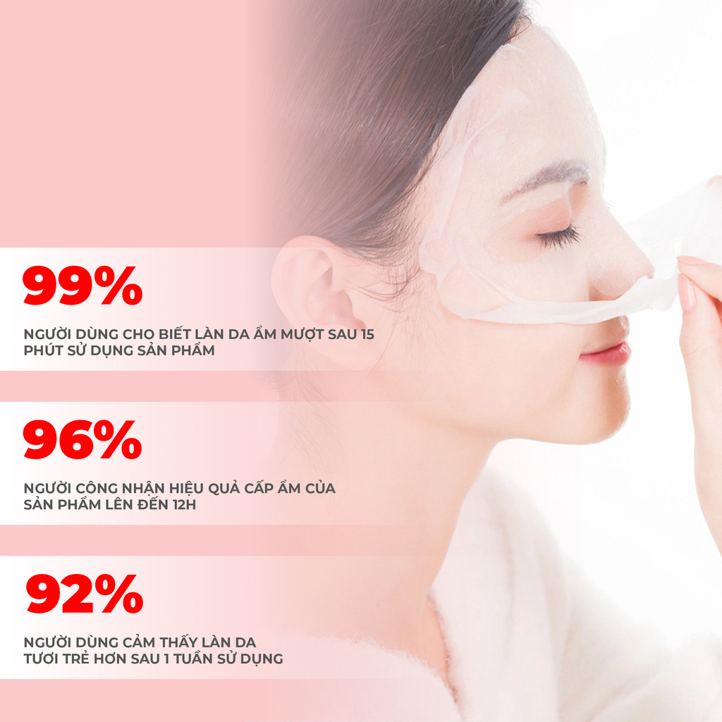 Mô tả Combo 10 Mặt Nạ BNBG Hỗ Trợ Nâng Cơ, Săn Chắc Da BNBG Vita Genic Lifting Jelly Mask 30mlx10 - 1