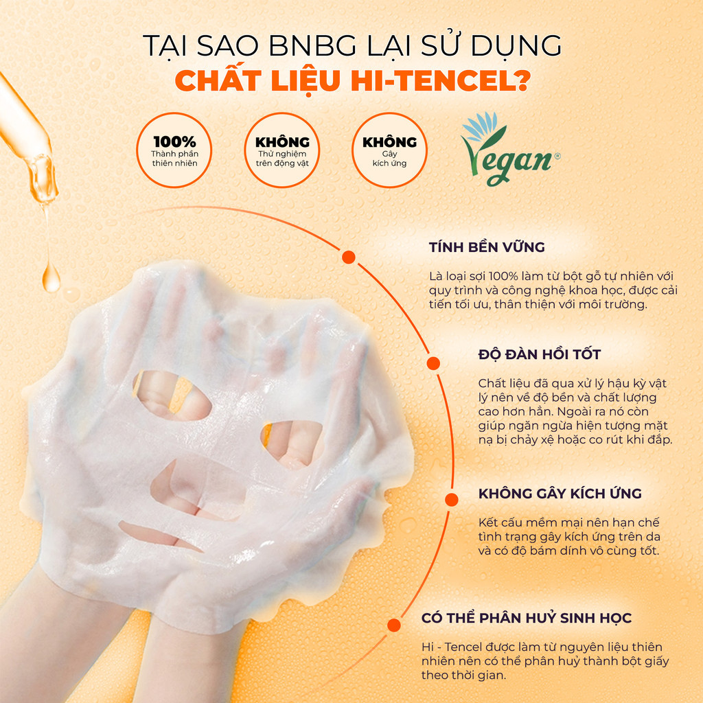 Mô tả Combo 10 Mặt Nạ BNBG Tinh Chất Tăng Cường PLACENTA Hỗ Trợ Làm Dịu Và Phục HồI Da 30mlx10 - 6