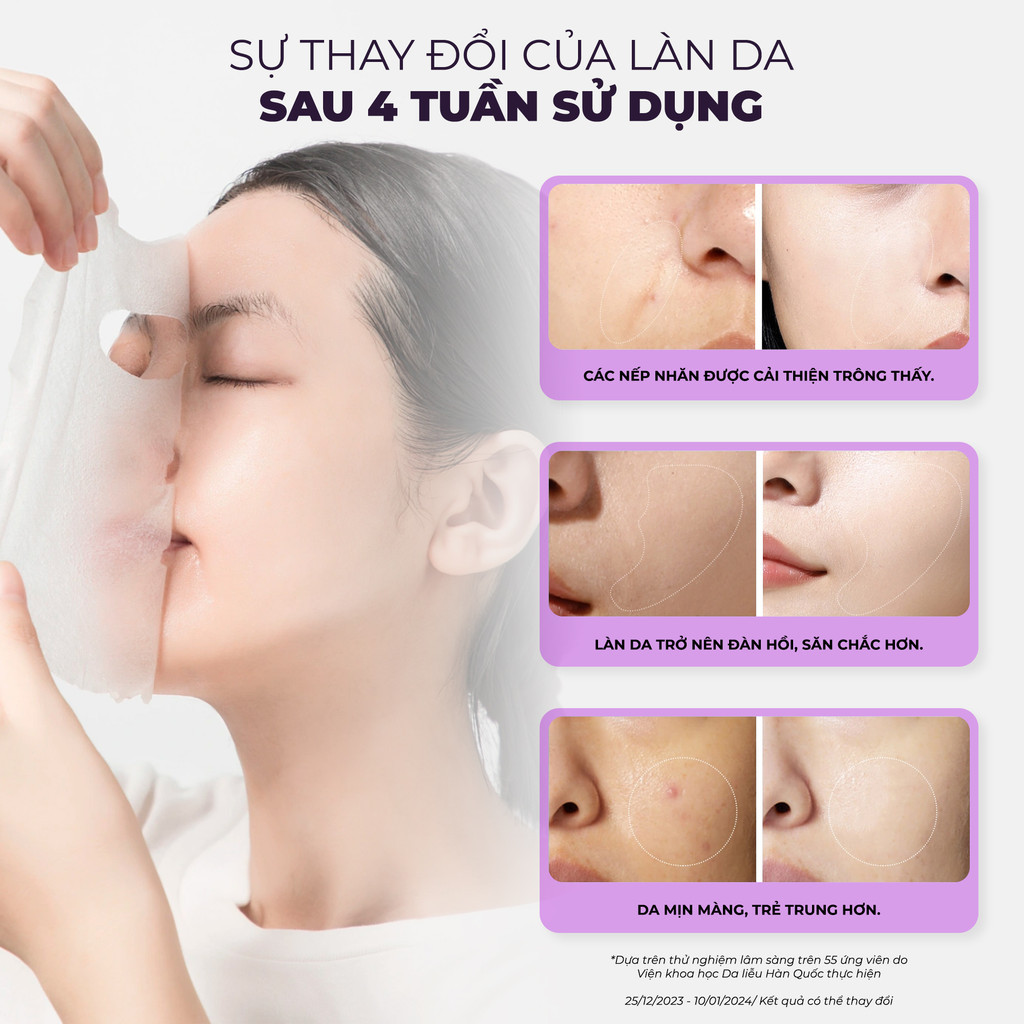 Mô tả Combo 10 Mặt Nạ BNBG Tinh Chất Hỗ Trợ Tăng Cường EXOSOME Hỗ Trợ Giảm Lão Hóa 30mlx10 - 8