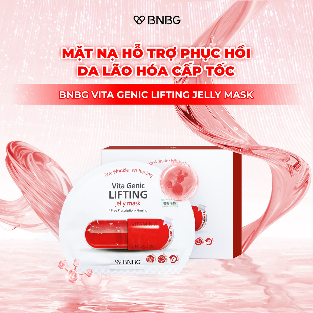 Mô tả Combo 20 Mặt Nạ BNBG Mix Hỗ Trợ Phục Hồi Da BNBG Vita Genic Jelly Mask 30mlx20 - 3