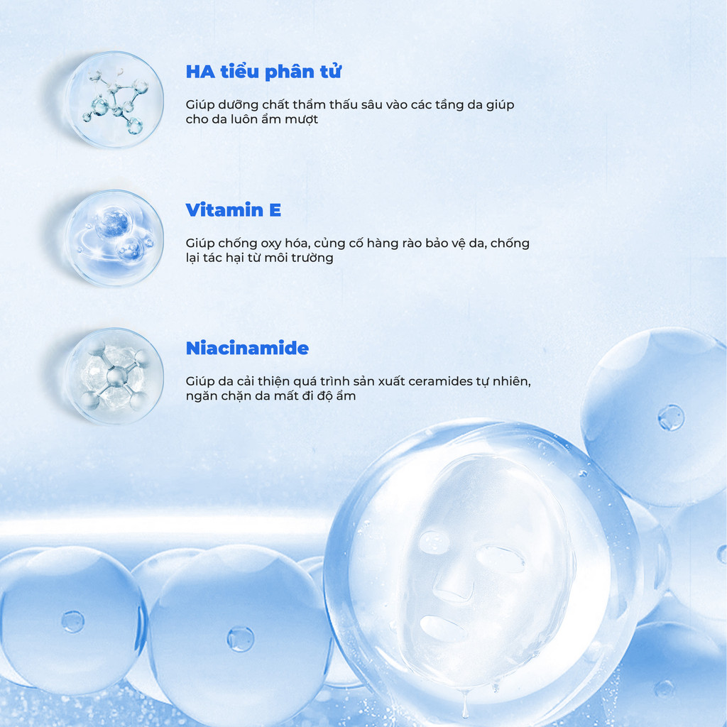 Mô tả Combo 20 Mặt Nạ BNBG Hỗ Trợ Dưỡng Ẩm, Cấp Nước BNBG Hydrating Vita Genic Jelly Mask 30mlx20 - 3