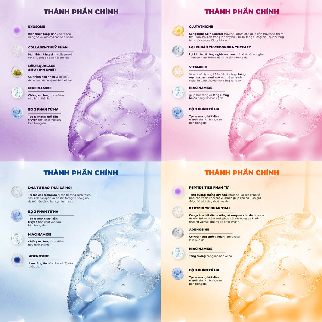 Mô tả Combo 10 Mặt Nạ BNBG MIX Tinh Chất Hỗ Trợ Tăng Cường Dưỡng Da Chuyên Sâu BNBG Skinbooster Mask 30ml x10 - 3