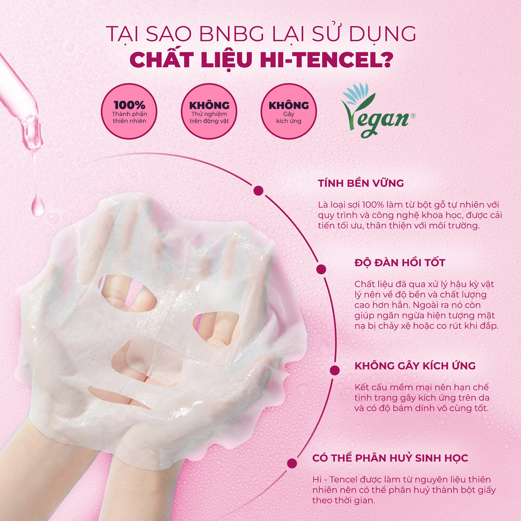 Mô tả Combo 10 Mặt Nạ BNBG MIX Tinh Chất Hỗ Trợ Tăng Cường Dưỡng Da Chuyên Sâu BNBG Skinbooster Mask 30ml x10 - 5