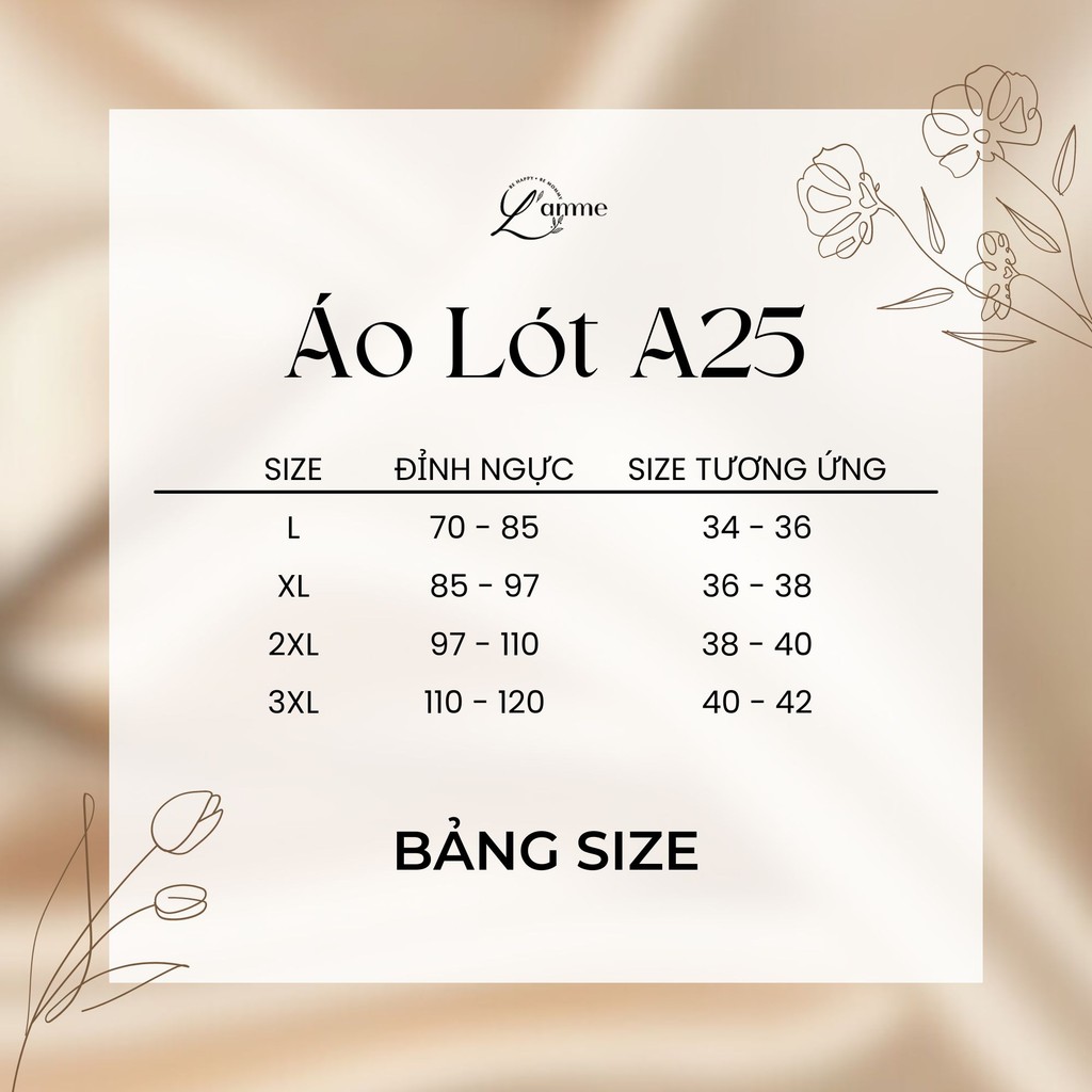 Mô tả Áo lót bầu nhẹ chống chảy xệ trước và sau sinh không gọng có dây treo hỗ trợ nâng ngực, mút thạch A25 L'amme - 1