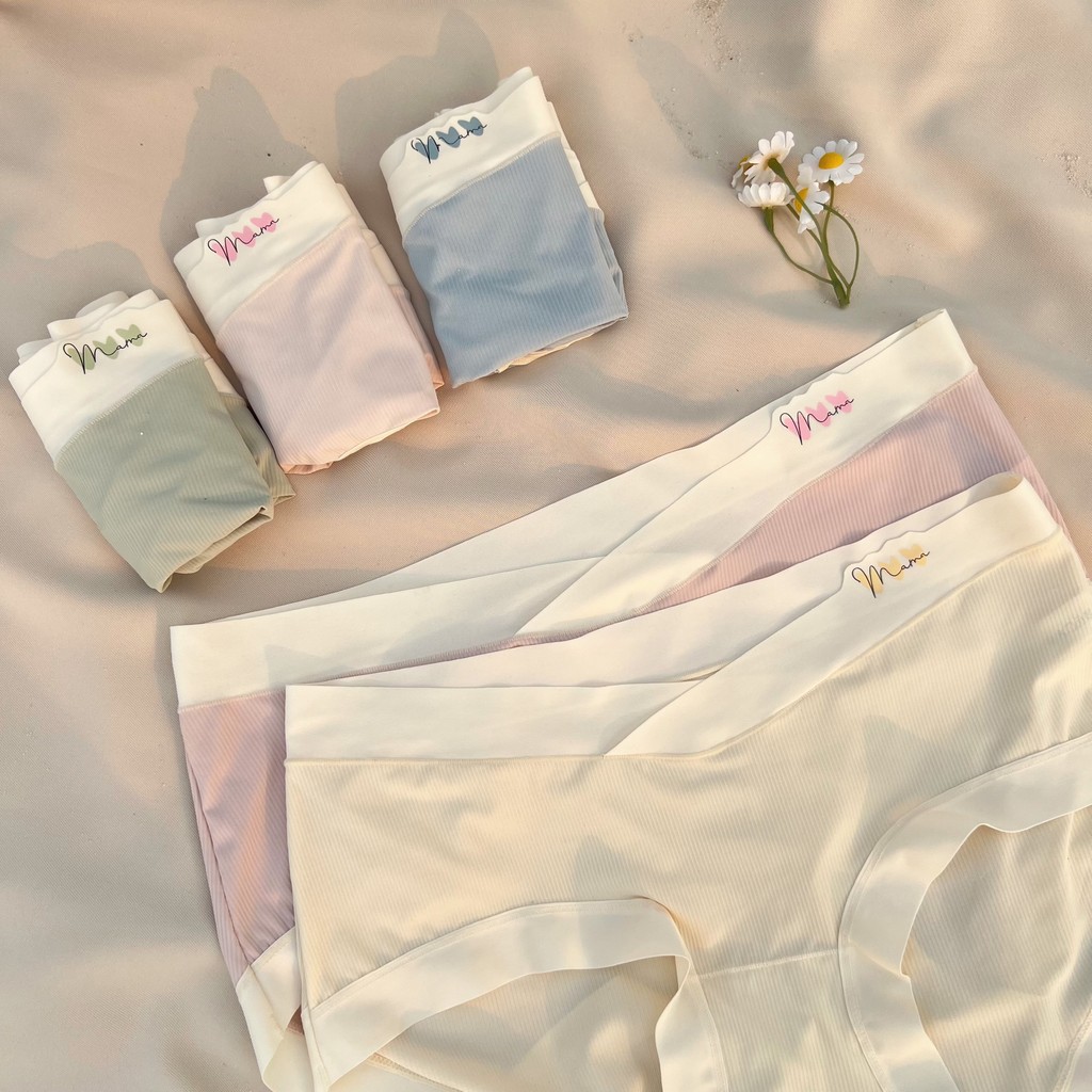 Mô tả Quần lót bầu cạp chéo L'amme mỏng nhẹ, thoáng mát,co giãn 4 chiều, đáy kháng khuẩn, set 5 quần lót thun lạnh L'amme - 1
